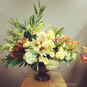 upscale floral design, high style floral designs